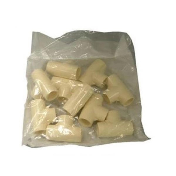 Nibco Nibco 564813 0.75 in. CPVC Tee; White - Pack of 10 564813